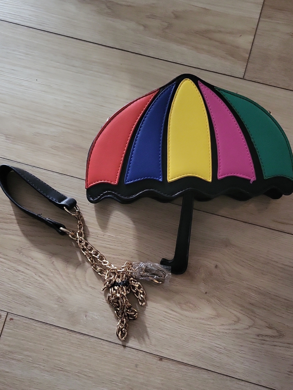 Women's Multicolor Umbrella Crossbody Bag